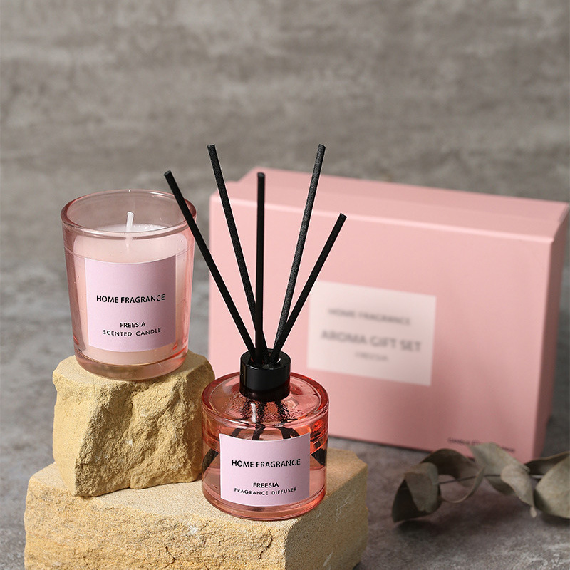 Scented Candle Set - Zestaw prezentowy: dyfuzor zapachowy i świeca