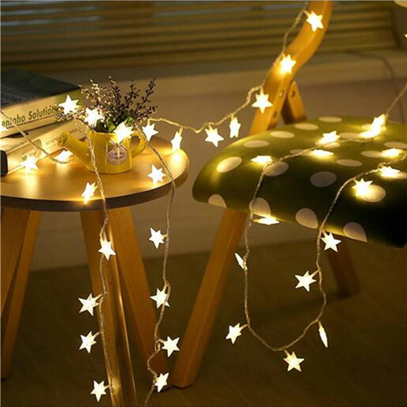 String Curtain Light - 6M 40 diod LED Dekoracja zewnętrzna