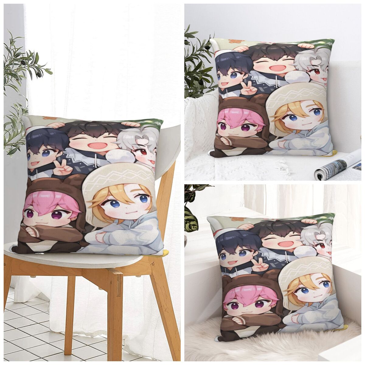 Home Decor Pt - Poszewka na poduszkę Kpop PLAVE Caligo