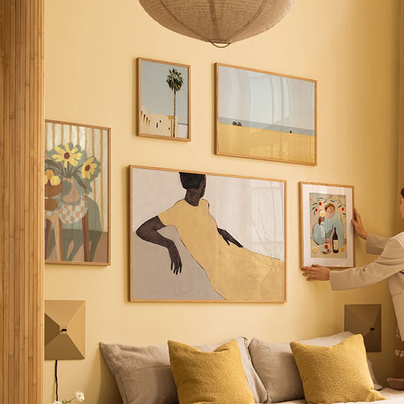 Home Decor Pt - Afrykańska Kobieta na Plaży - Plakat