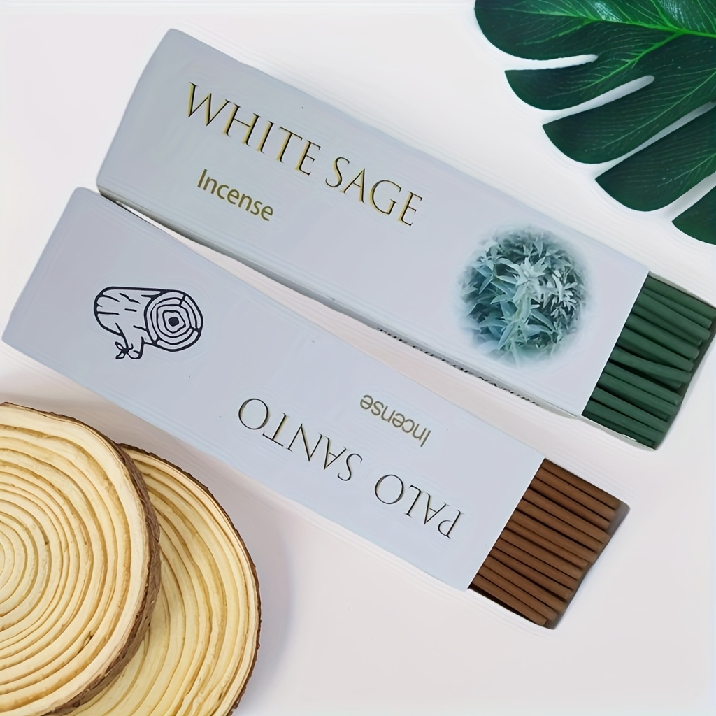 Scented Candle Set - 65/130 sztuk kadzideł z białej szałwii,