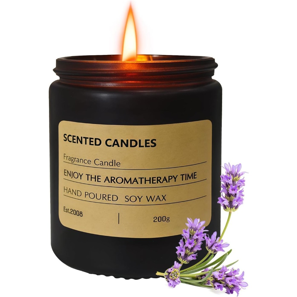 Scented Candle Set - Długotrwałe Świece Zapachowe dla Mężczyzn, Świece