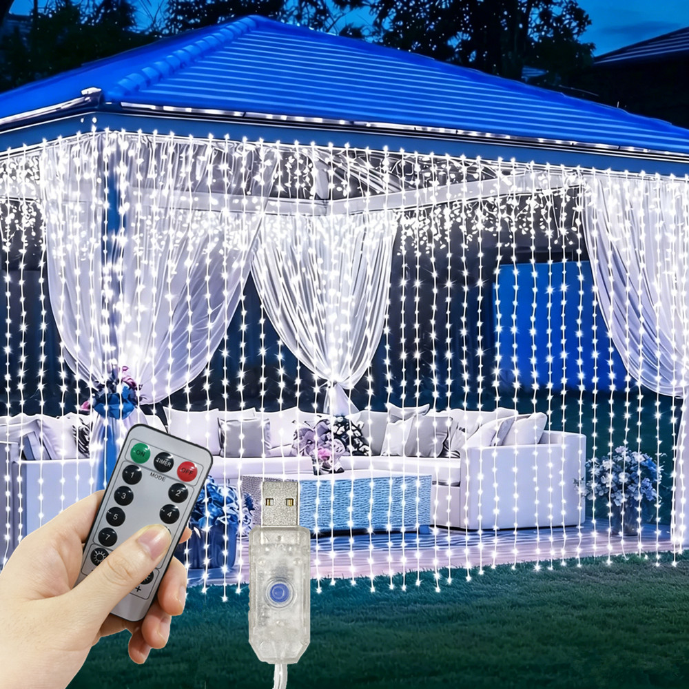 Lampki Fairy 3/4/6m z 8 trybam – String Curtain Light recenzja i cena