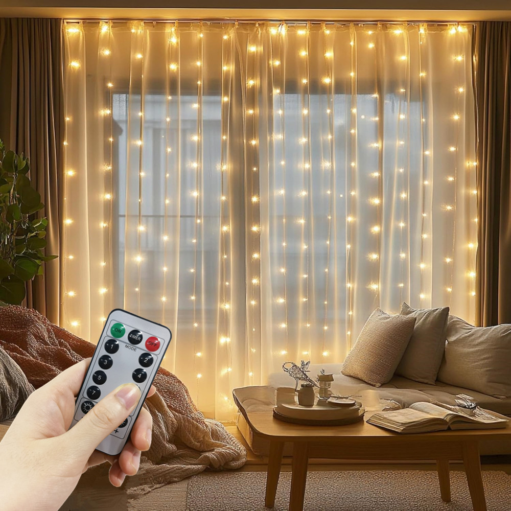 Lampki Fairy 3/4/6m z 8 trybam – String Curtain Light recenzja i cena