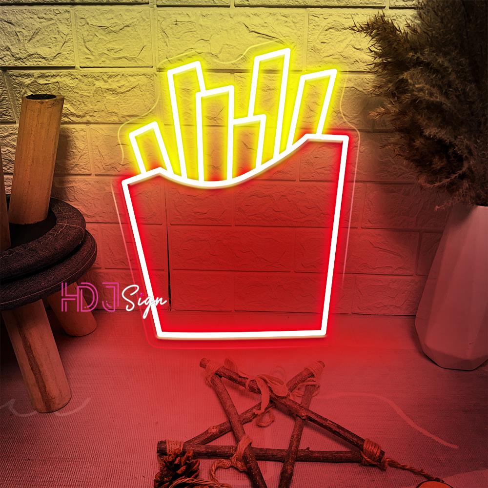 Chipsy Neon Światła Led Frytki – Home Decor Nearby recenzja i cena