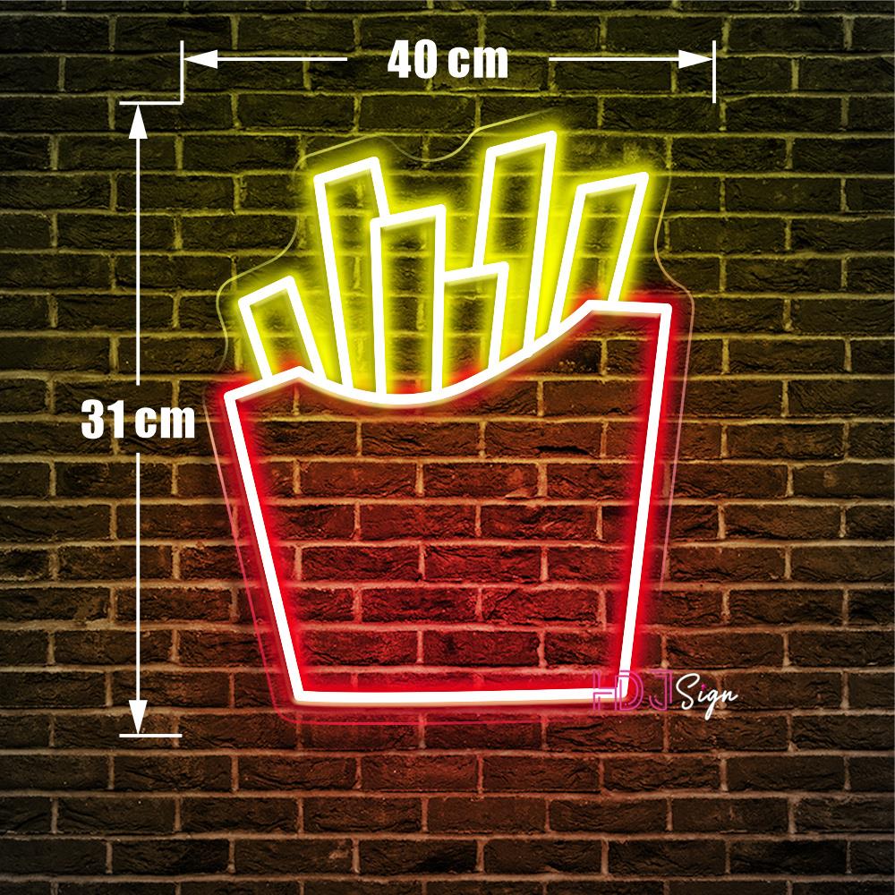 Chipsy Neon Światła Led Frytki – Home Decor Nearby recenzja i cena