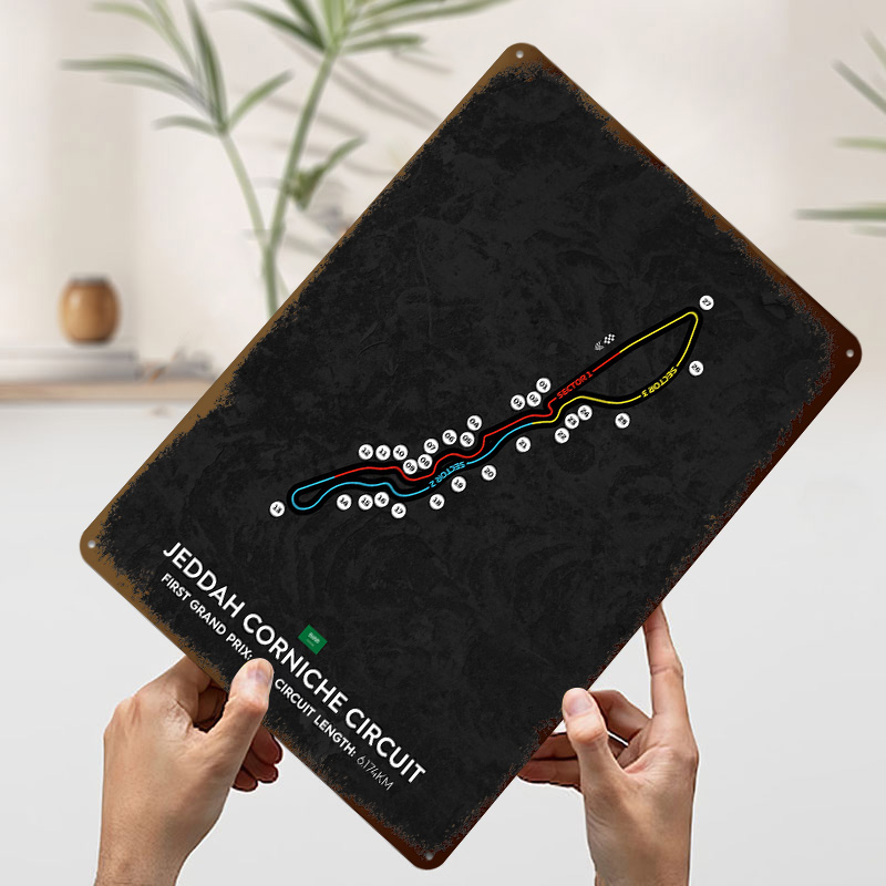 Plakat z teksturą obwodu Jedda – Home Decor Jeddah recenzja i cena