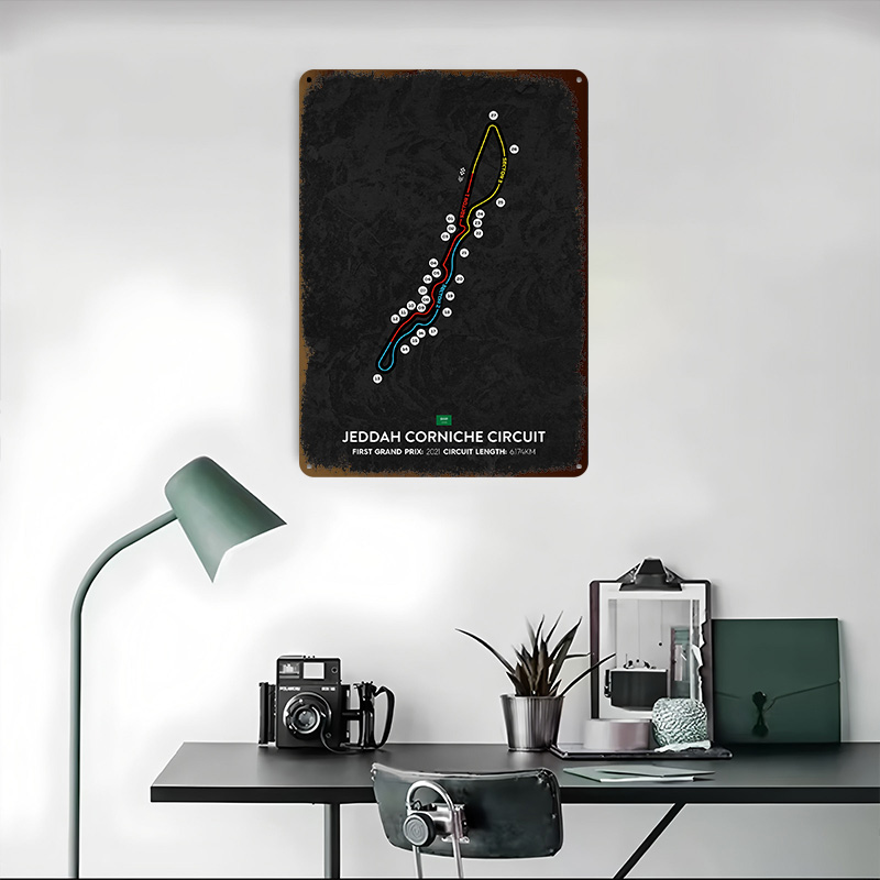 Plakat z teksturą obwodu Jedda – Home Decor Jeddah recenzja i cena