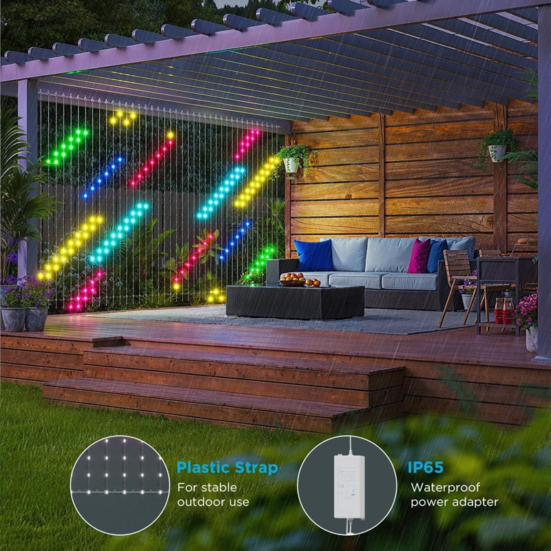 400 inteligentnych lampek LED  – String Curtain Light recenzja i cena