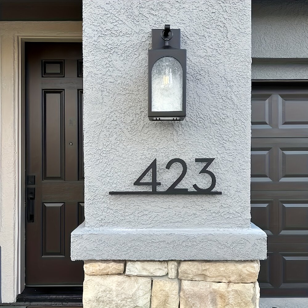Metalowe tabliczki z numerami  – Home Decor Nearby recenzja i cena