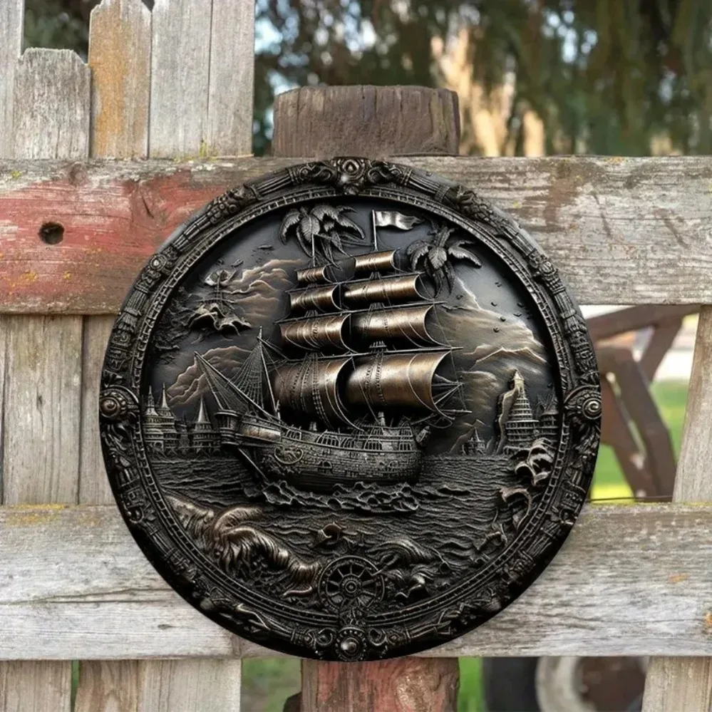 Metalowa dekoracja ścienna 3D  – Home Decor Nautical recenzja i cena