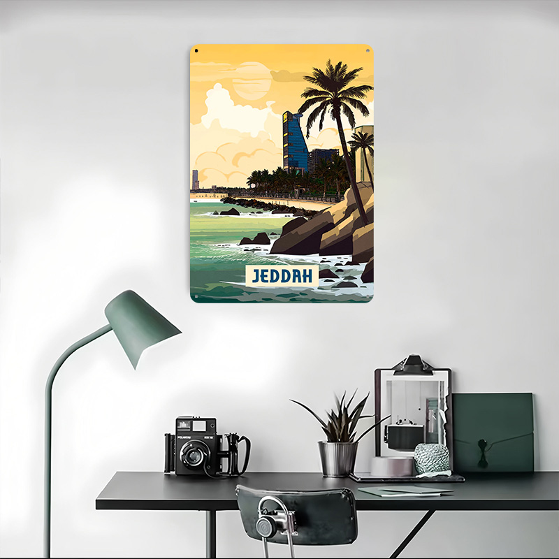 Plakat Jedda, personalizowane  – Home Decor Jeddah recenzja i cena