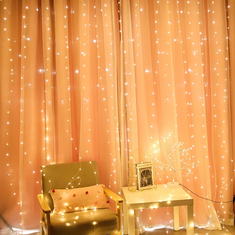 Lampki świąteczne 3M-6M z pilo – String Curtain Light recenzja i cena