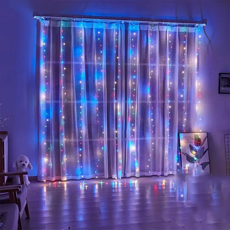 Światełka LED USB w formie kur – String Curtain Light recenzja i cena