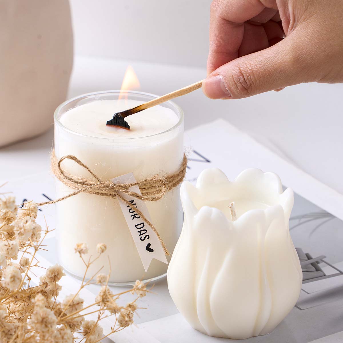Zestaw knotów do świec bez dym – Scented Candle Set recenzja i cena