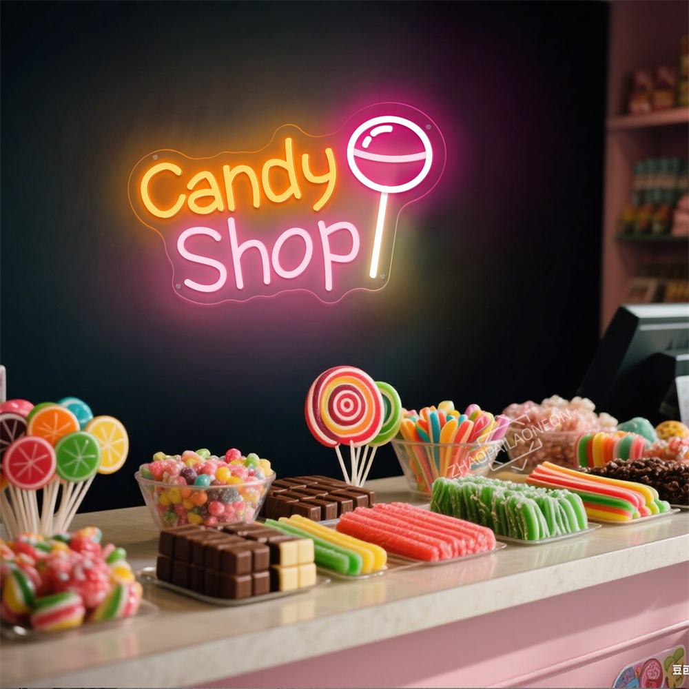 Candy Shop LED Neon Candy Neon – Home Decor Nearby recenzja i cena