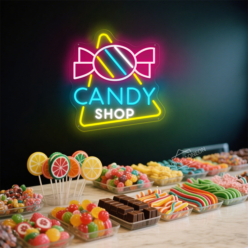 Candy Shop LED Neon Candy Neon – Home Decor Nearby recenzja i cena