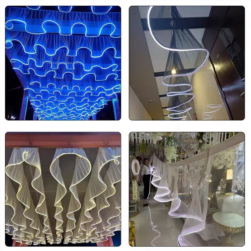 Dekoracja sufitowa na wesele,  – String Curtain Light recenzja i cena