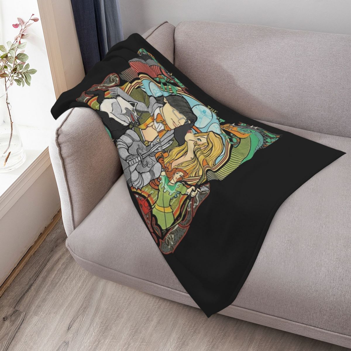 Koc z nadrukiem Flight of Drag – Home Decor Png recenzja i cena