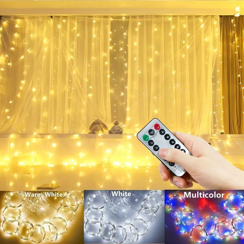 3/4/6m kurtyna girlanda żarówk – String Curtain Light recenzja i cena