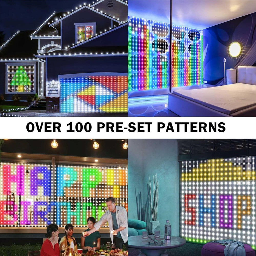 1/2 SZT. 400 LED Kurtyna Świet – String Curtain Light recenzja i cena