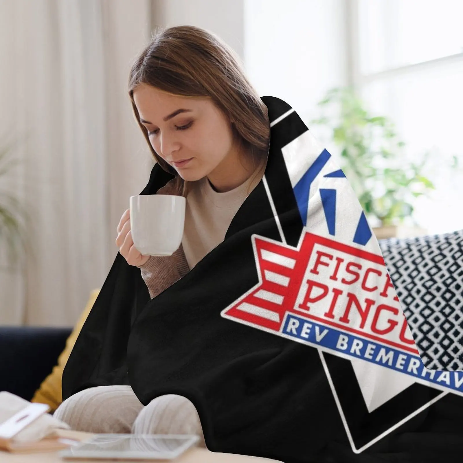 Koc z nadrukiem Fischtown Ping – Home Decor Png recenzja i cena