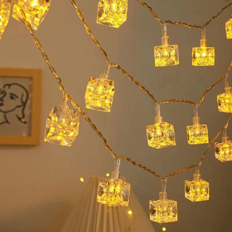Wielokolorowe ciepłe lampki sz – String Curtain Light recenzja i cena