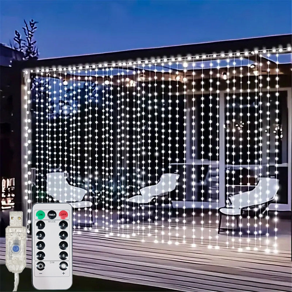 Kurtyna LED USB 3/6M, 8 trybów – String Curtain Light recenzja i cena