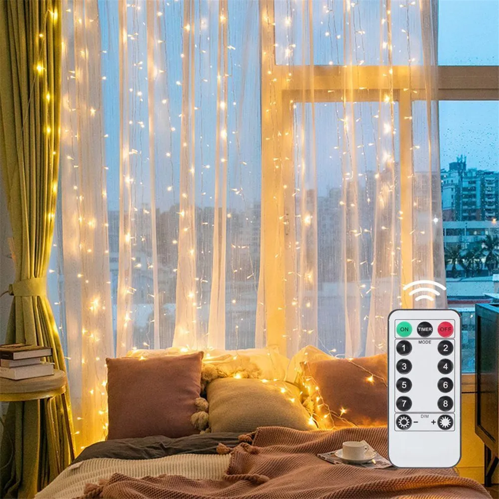 Kurtyna LED USB 3/6M, 8 trybów – String Curtain Light recenzja i cena