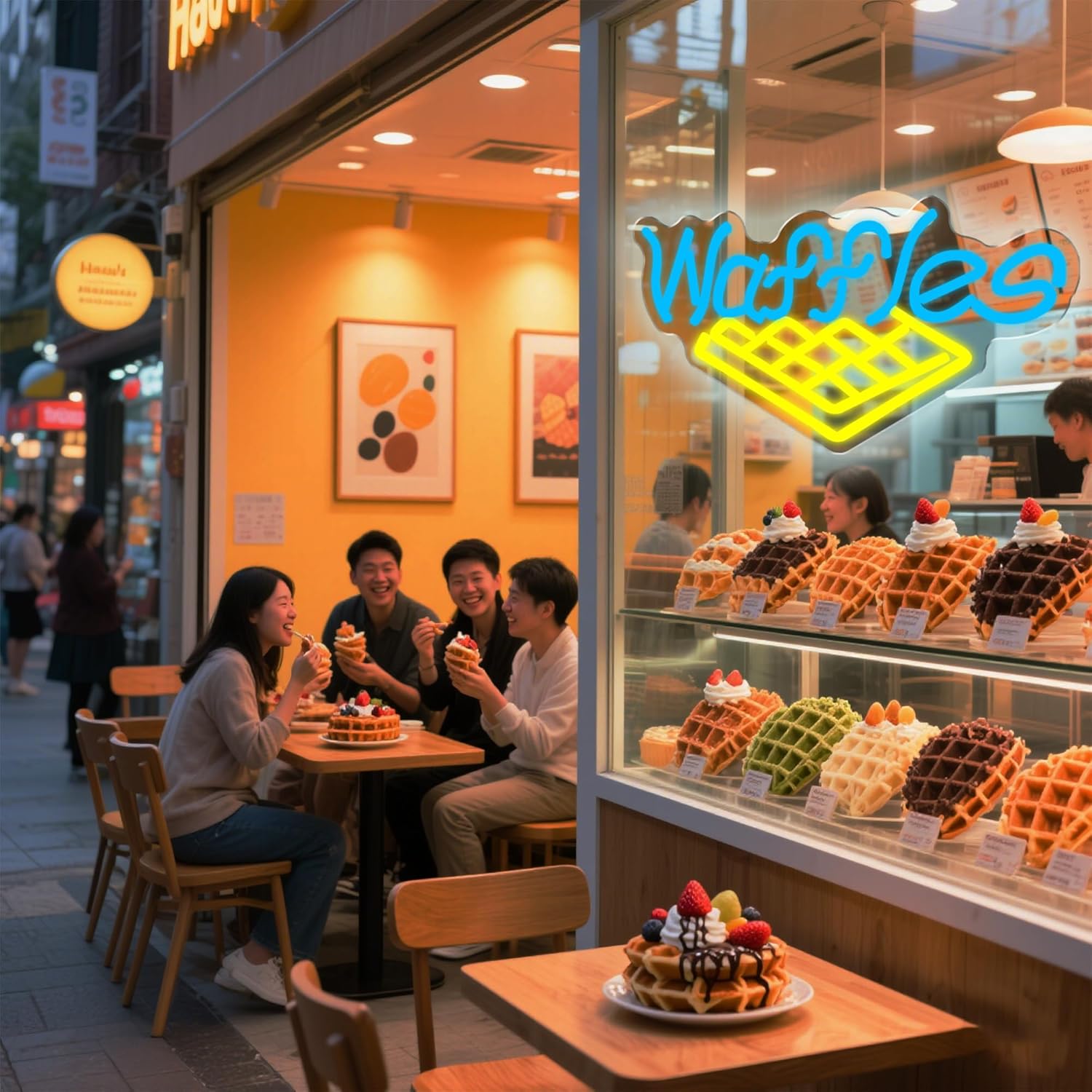 Neon Wafel USB Ściemniany LED  – Home Decor Nearby recenzja i cena