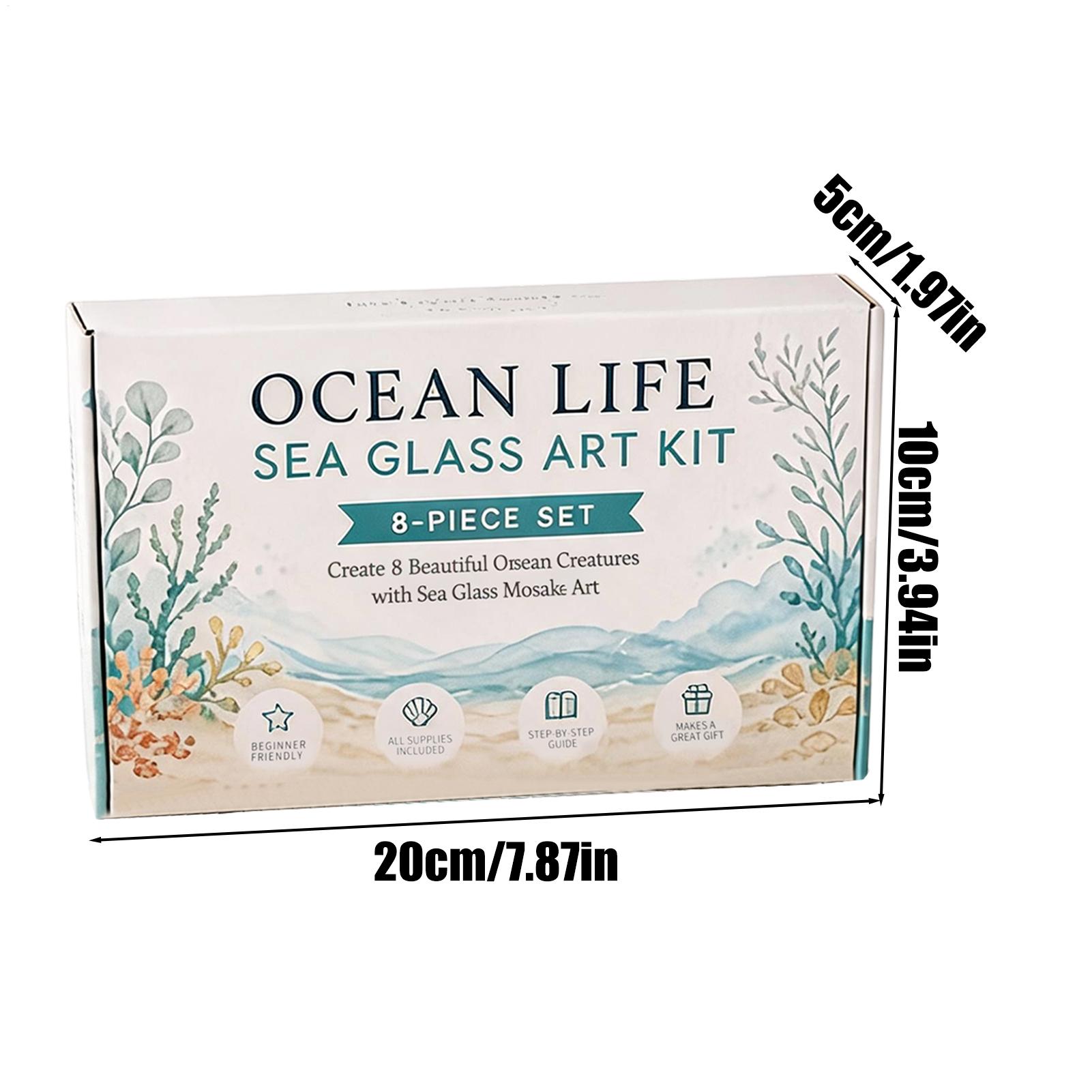 1 szt. Mozaika z morskiego szk – Home Decor Nautical recenzja i cena