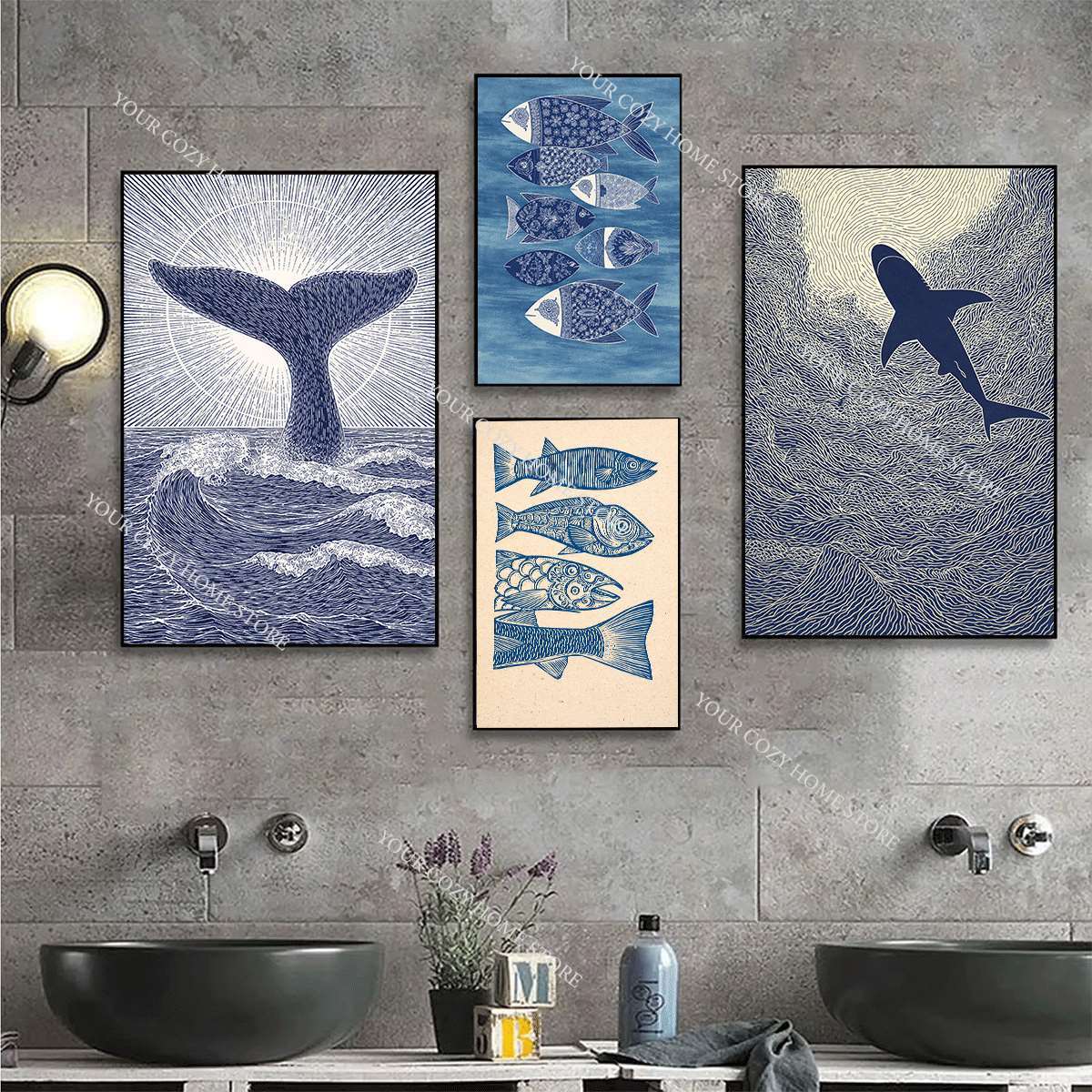 Minimalistyczny plakat artysty – Home Decor Nautical recenzja i cena